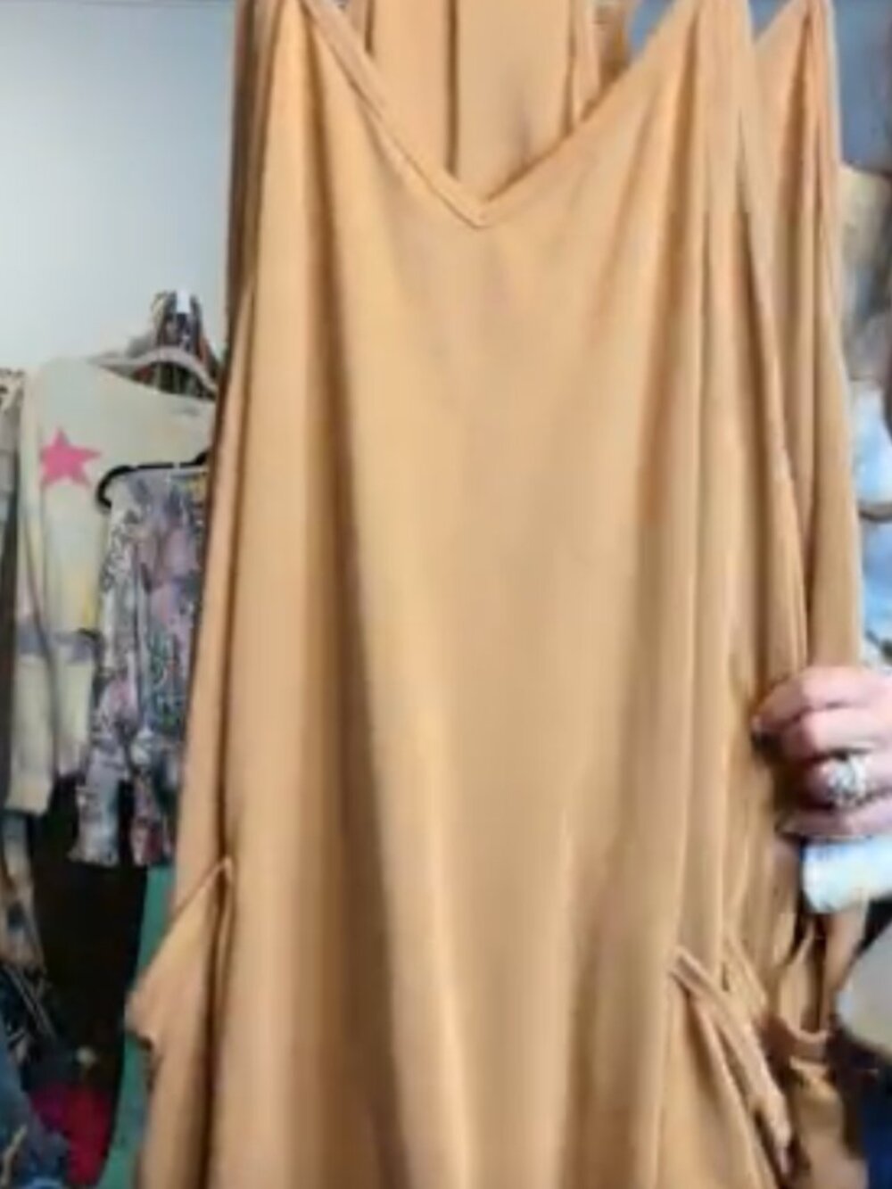 48 Boho V-Neck Sleeveless Solid Harem Jumpsuit